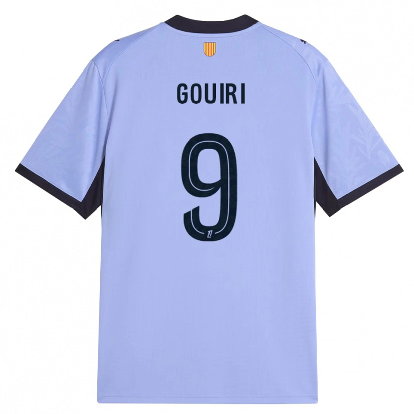 Danxen Mulher Camisola Amine Gouiri #9 Lavanda Preto Terceiro 2026/27 Camisa Brasil