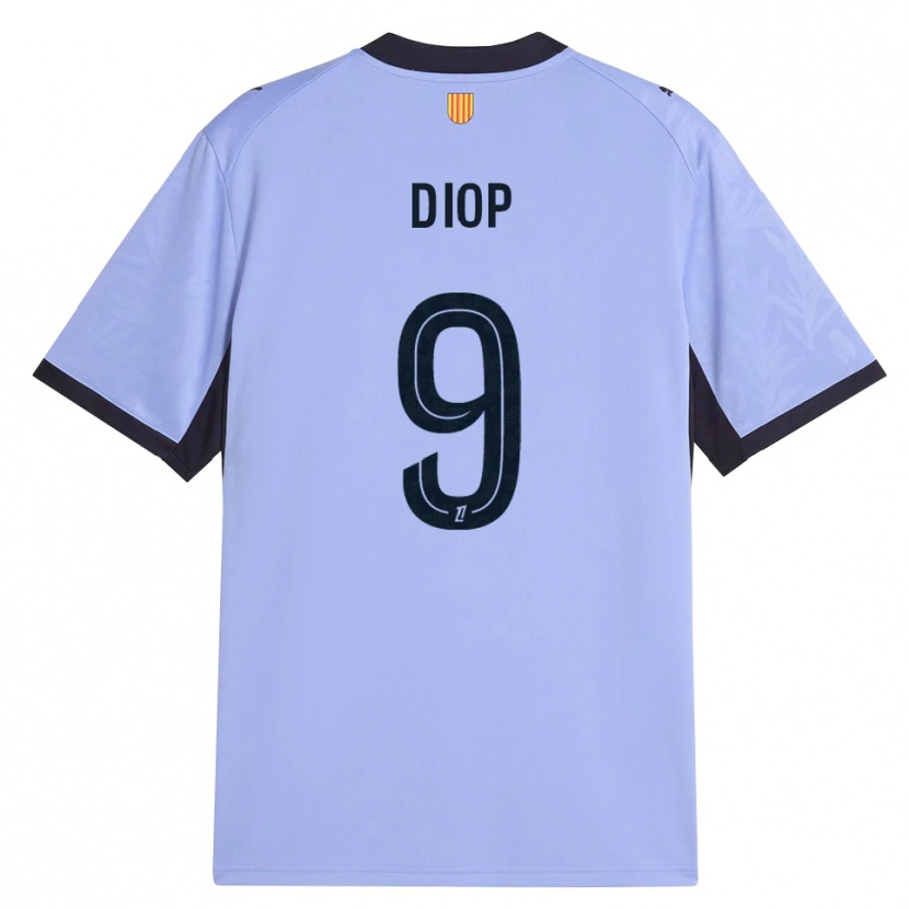 Danxen Mulher Camisola Mama Diop #9 Lavanda Preto Terceiro 2026/27 Camisa Brasil