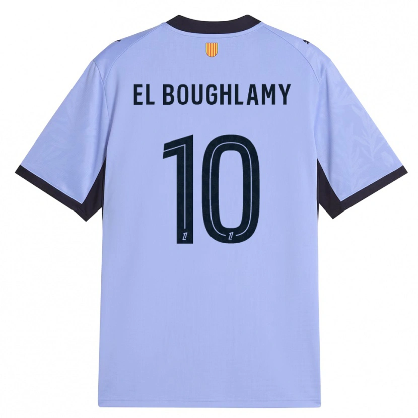 Danxen Mulher Camisola Adam El Boughlamy #10 Lavanda Preto Terceiro 2026/27 Camisa Brasil