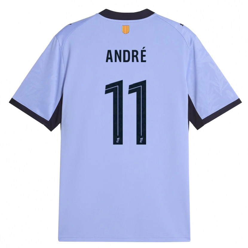 Danxen Mulher Camisola Kalvin André #11 Lavanda Preto Terceiro 2026/27 Camisa Brasil