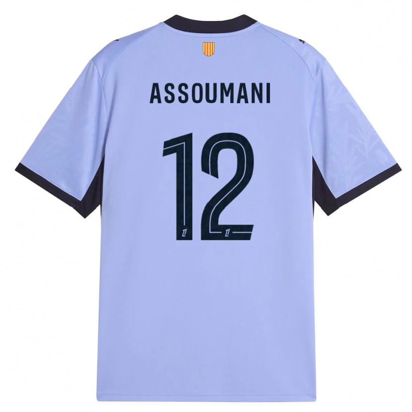 Danxen Mulher Camisola Saïfi Assoumani #12 Lavanda Preto Terceiro 2026/27 Camisa Brasil