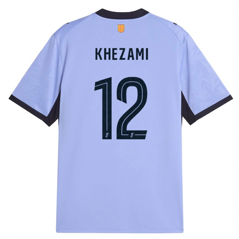 Danxen Mulher Camisola Roselène Khezami #12 Lavanda Preto Terceiro 2026/27 Camisa Brasil