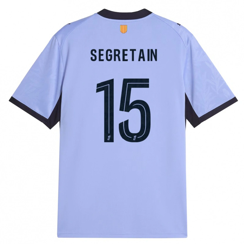 Danxen Mulher Camisola Julie Ségrétain #15 Lavanda Preto Terceiro 2026/27 Camisa Brasil