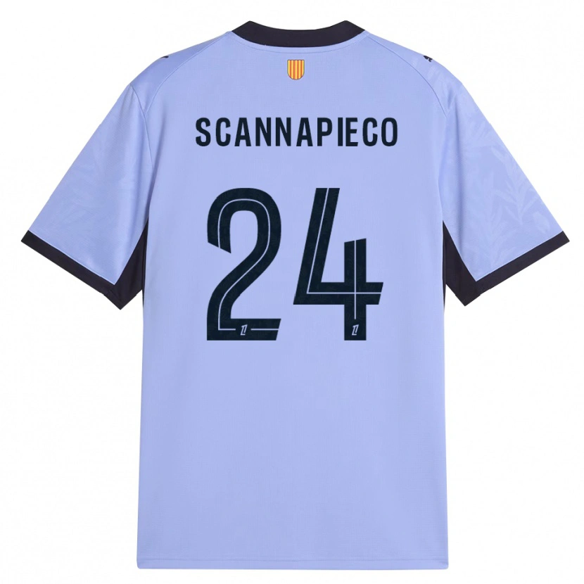 Danxen Mulher Camisola Dona Scannapieco #24 Lavanda Preto Terceiro 2026/27 Camisa Brasil