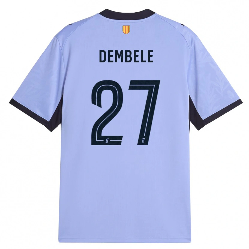 Danxen Mulher Camisola Coumba Dembélé #27 Lavanda Preto Terceiro 2026/27 Camisa Brasil