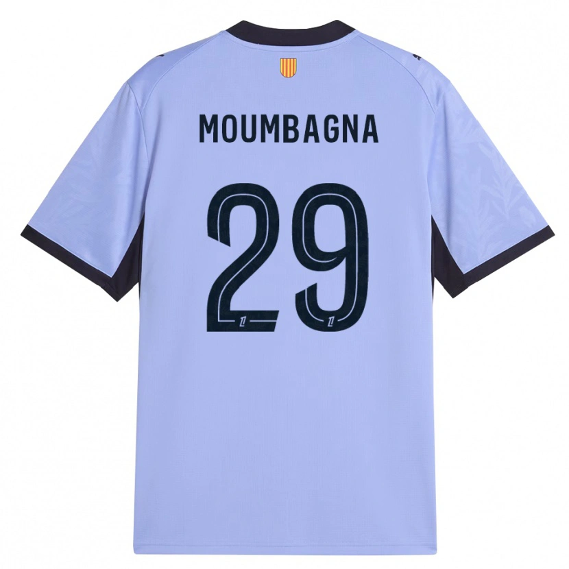 Danxen Mulher Camisola Faris Moumbagna #29 Lavanda Preto Terceiro 2026/27 Camisa Brasil