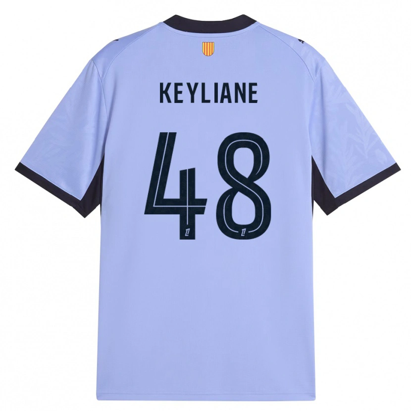 Danxen Mulher Camisola Keyliane Abdallah #48 Lavanda Preto Terceiro 2026/27 Camisa Brasil
