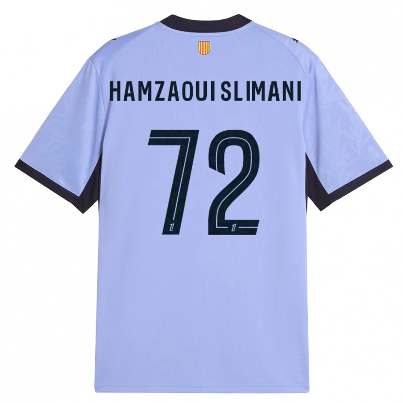 Danxen Mulher Camisola Hilan Hamzaoui Slimani #72 Lavanda Preto Terceiro 2026/27 Camisa Brasil