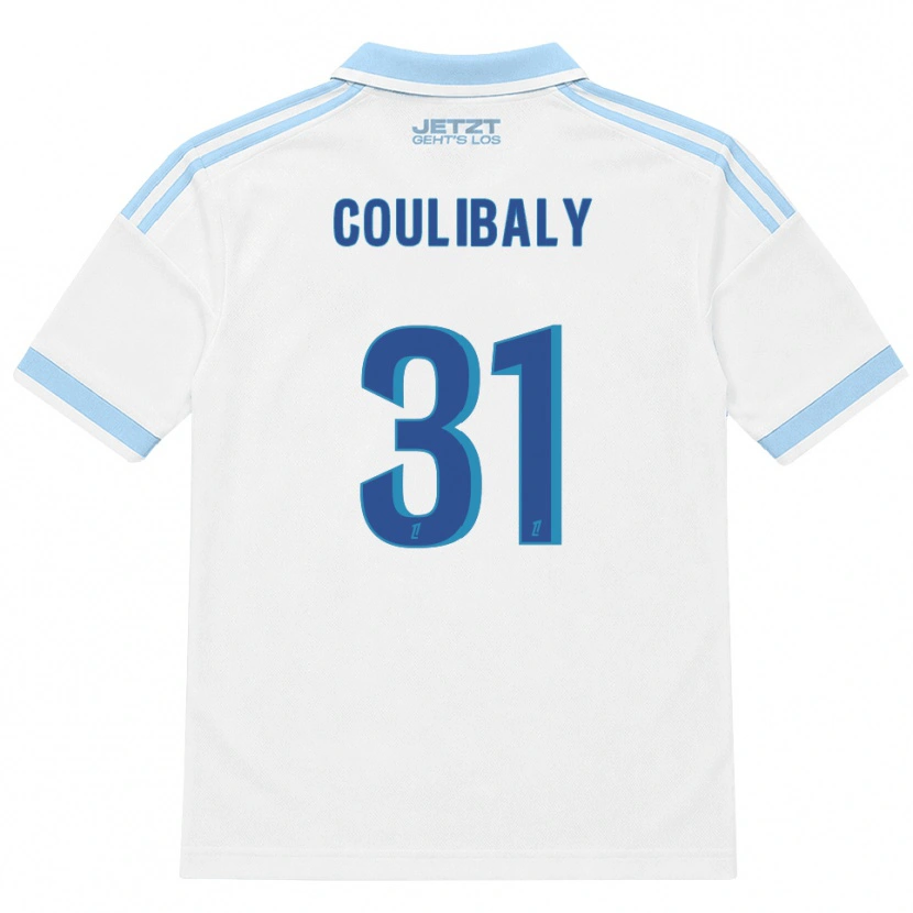 Danxen Mulher Camisola Karim Coulibaly #31 Azul Céu Claro Branco Vermelho Alternativa 2026/27 Camisa Brasil