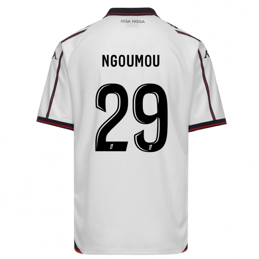 Danxen Mulher Camisola Nathan Ngoumou #29 Preto Branco Alternativa 2026/27 Camisa Brasil