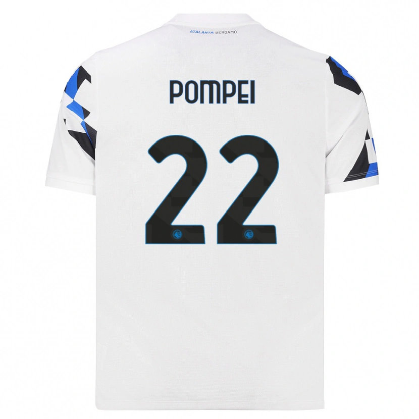 Danxen Mulher Camisola Thomas Pompei #22 Branco Vermelho Azul Alternativa 2026/27 Camisa Brasil
