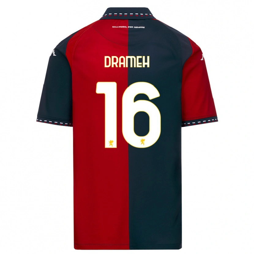Danxen Criança Camisola Cody Drameh #16 Vermelho Preto Branco Principal 2026/27 Camisa Brasil