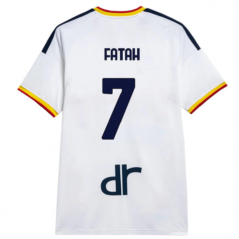 Danxen Criança Camisola Amar Fatah #7 Branco Amarelo Vermelho Alternativa 2026/27 Camisa Brasil