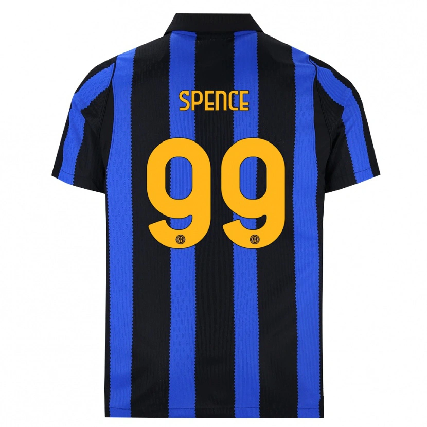 Danxen Criança Camisola Djed Spence #99 Preto Azul Amarelo Principal 2026/27 Camisa Brasil