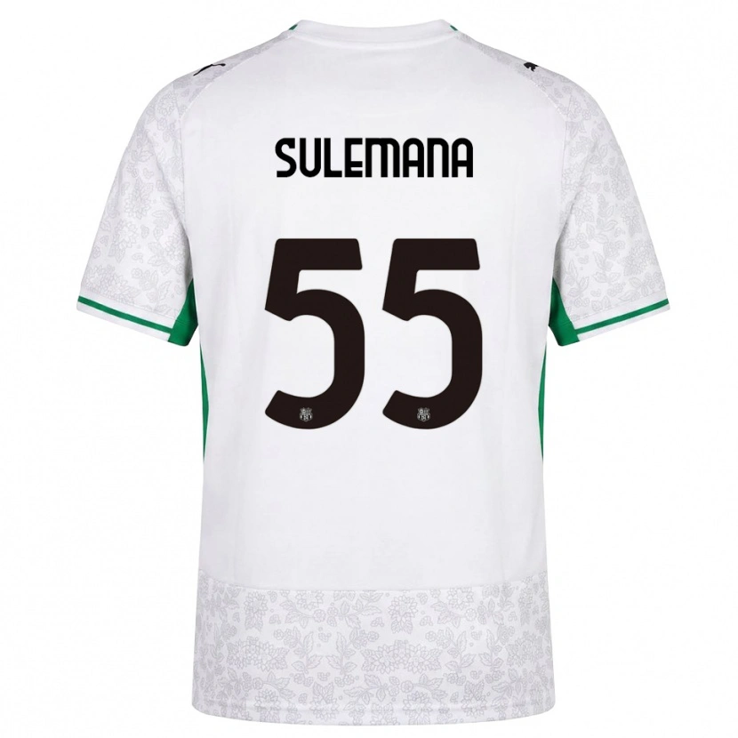Danxen Criança Camisola Ibrahim Sulemana #55 Verde Preto Branco Alternativa 2026/27 Camisa Brasil