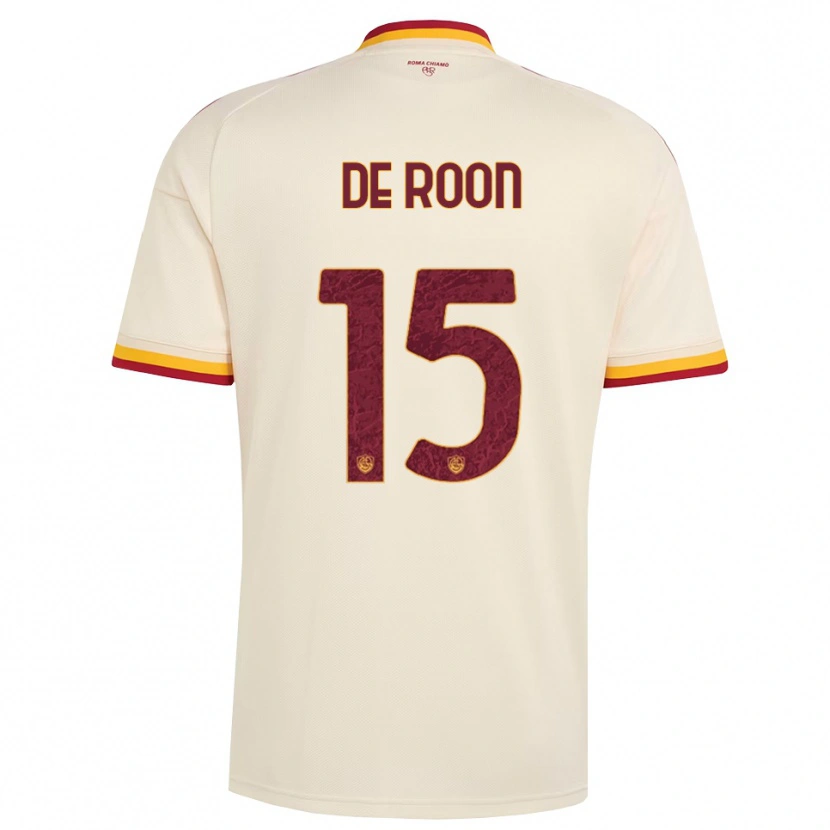 Danxen Criança Camisola Marten De Roon #15 Champagne Vermelho Amarelo Alternativa 2026/27 Camisa Brasil