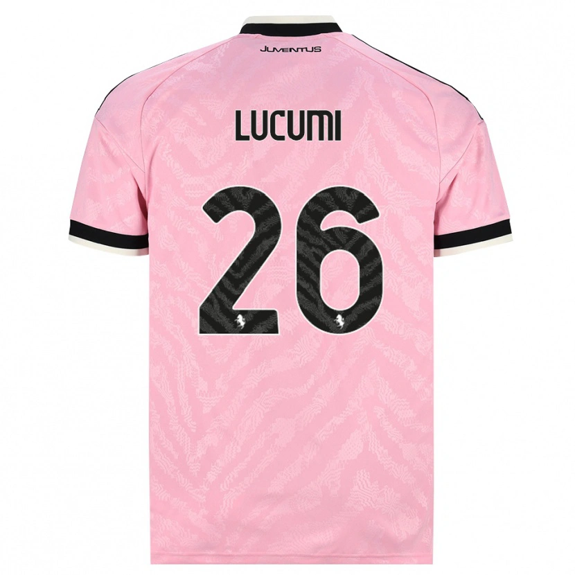 Danxen Criança Camisola Jhon Lucumí #26 Preto Rosa Alternativa 2026/27 Camisa Brasil