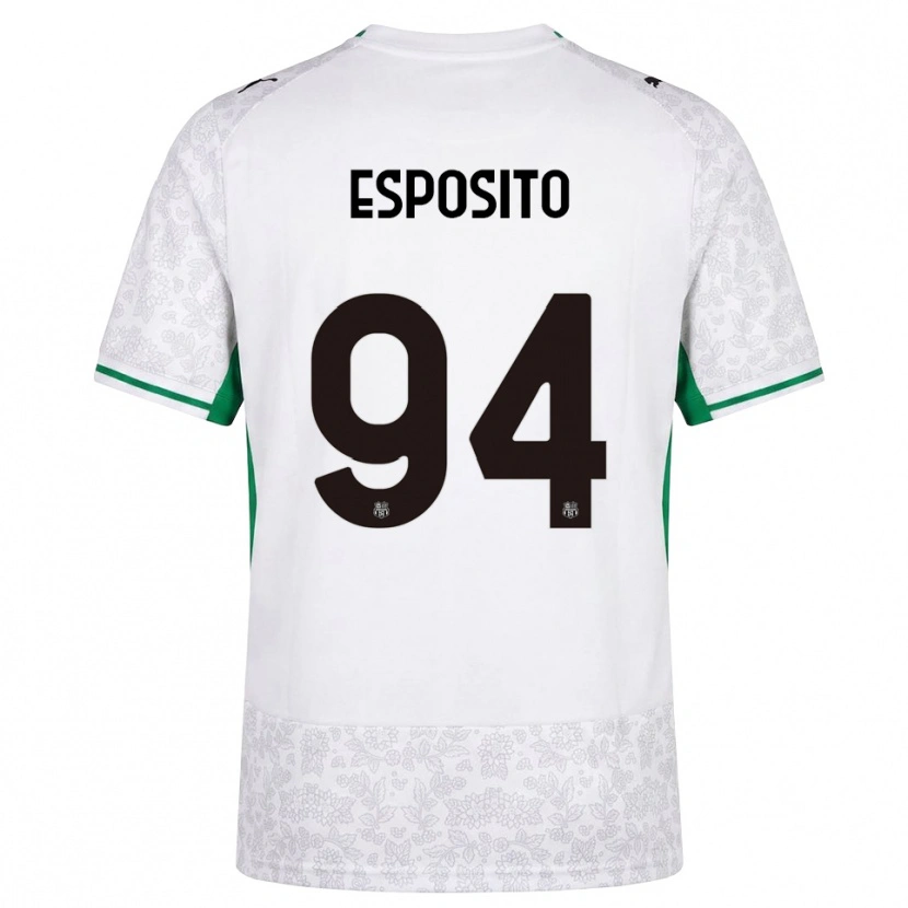 Danxen Criança Camisola Sebastiano Esposito #94 Verde Preto Branco Alternativa 2026/27 Camisa Brasil