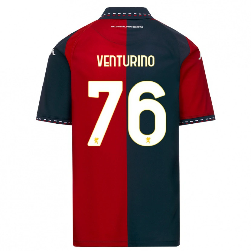 Danxen Criança Camisola Lorenzo Venturino #76 Vermelho Preto Branco Principal 2026/27 Camisa Brasil