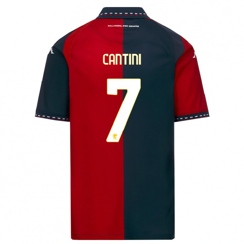 Danxen Criança Camisola Riccardo Cantini #7 Vermelho Preto Branco Principal 2026/27 Camisa Brasil