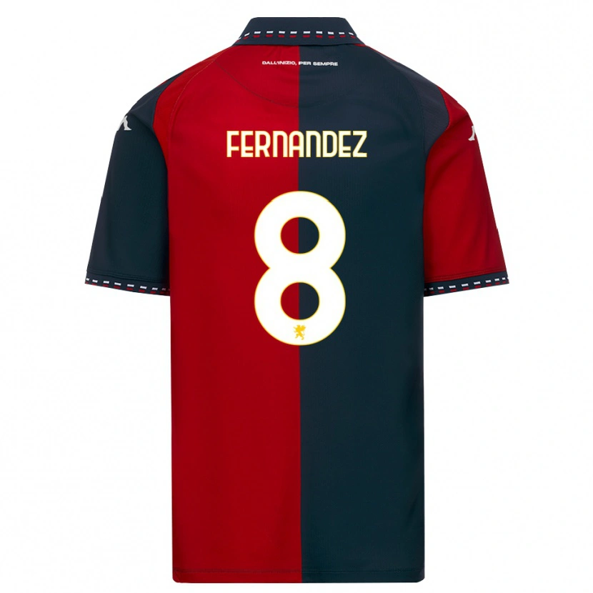 Danxen Criança Camisola Maria Fernandez #8 Vermelho Preto Branco Principal 2026/27 Camisa Brasil