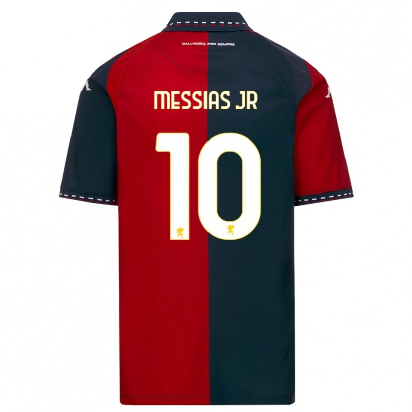 Danxen Criança Camisola Junior Messias #10 Vermelho Preto Branco Principal 2026/27 Camisa Brasil