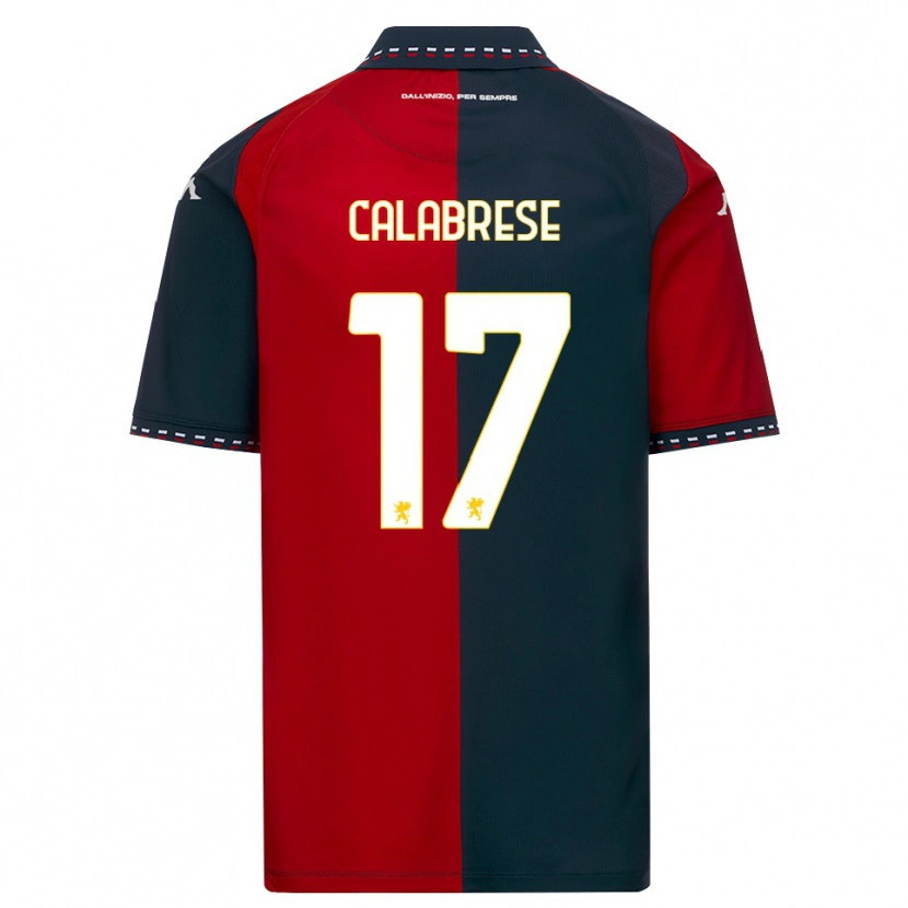 Danxen Criança Camisola Filippo Calabrese #17 Vermelho Preto Branco Principal 2026/27 Camisa Brasil