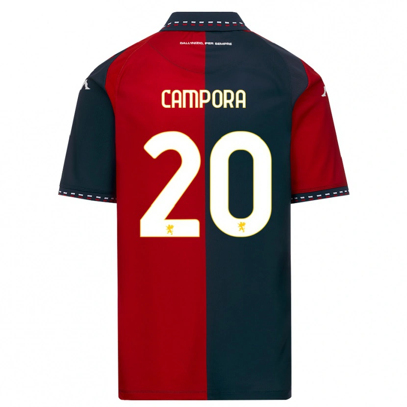 Danxen Criança Camisola Alice Campora #20 Vermelho Preto Branco Principal 2026/27 Camisa Brasil