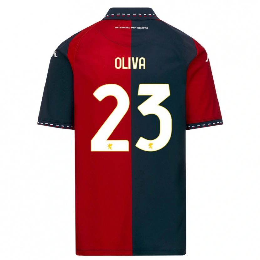 Danxen Criança Camisola Eleonora Oliva #23 Vermelho Preto Branco Principal 2026/27 Camisa Brasil