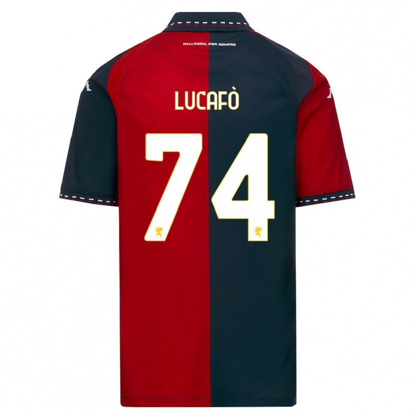 Danxen Criança Camisola Sara Lucafò #74 Vermelho Preto Branco Principal 2026/27 Camisa Brasil