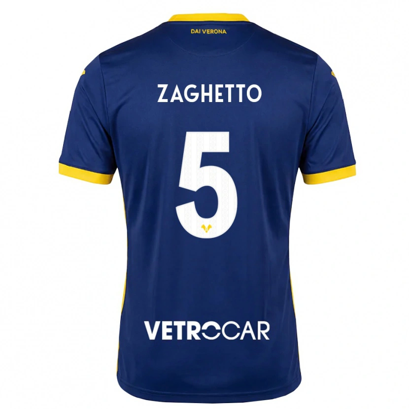 Danxen Criança Camisola Habib Zaghetto #5 Azul Real Amarelo Branco Principal 2026/27 Camisa Brasil