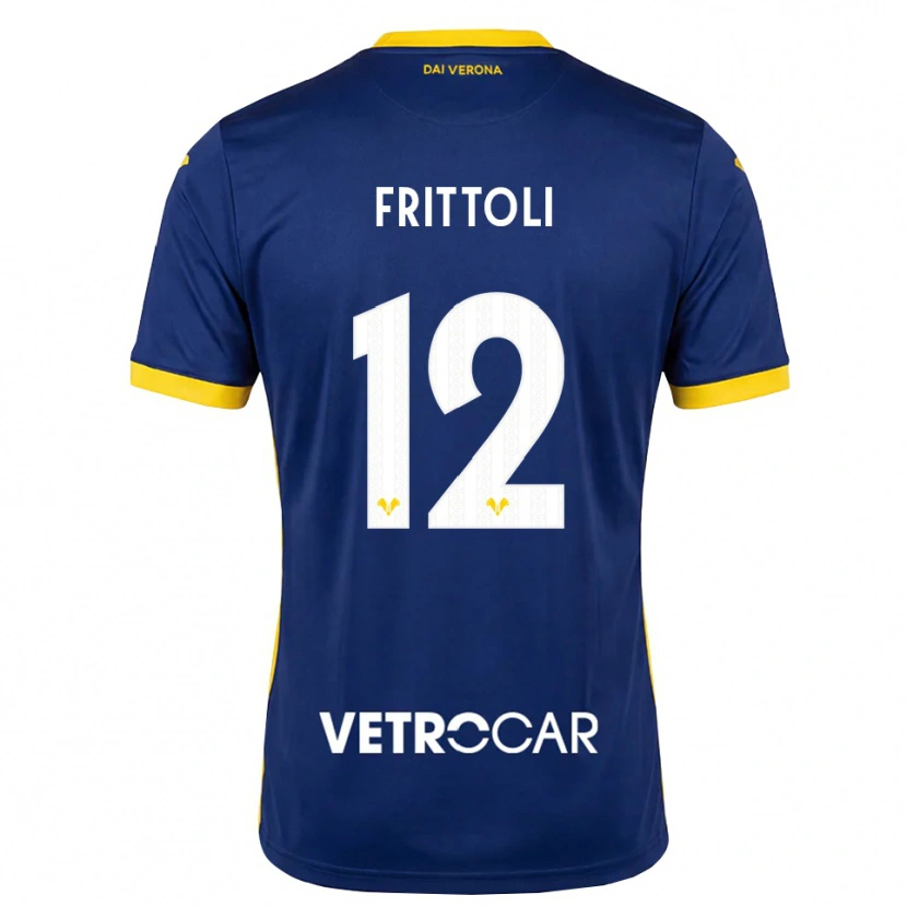 Danxen Criança Camisola Riccardo Frittoli #12 Azul Real Amarelo Branco Principal 2026/27 Camisa Brasil
