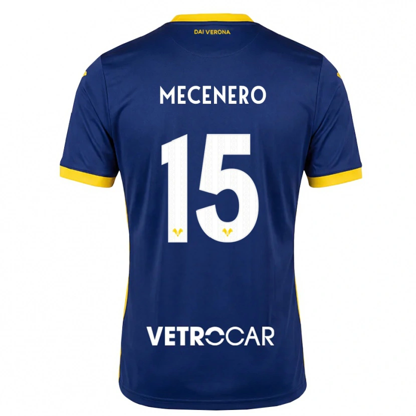 Danxen Criança Camisola Giovanni Mecenero #15 Azul Real Amarelo Branco Principal 2026/27 Camisa Brasil