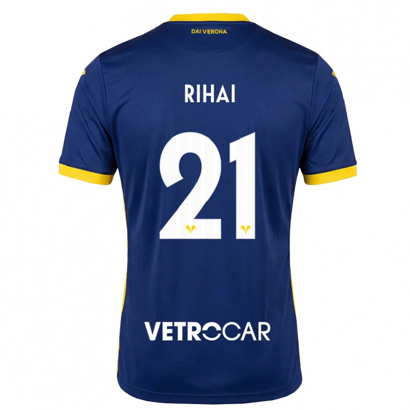 Danxen Criança Camisola Aiman Rihai #21 Azul Real Amarelo Branco Principal 2026/27 Camisa Brasil