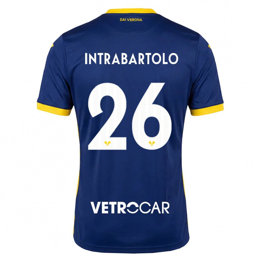 Danxen Criança Camisola Denis Intrabartolo #26 Azul Real Amarelo Branco Principal 2026/27 Camisa Brasil