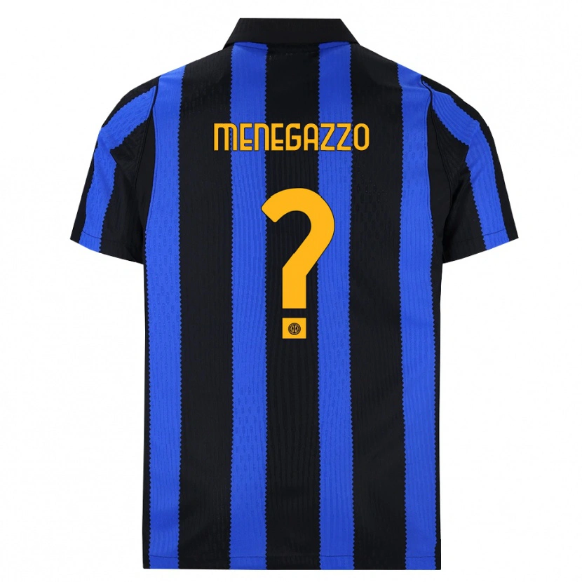 Danxen Criança Camisola Leonardo Menegazzo #0 Preto Azul Amarelo Principal 2026/27 Camisa Brasil