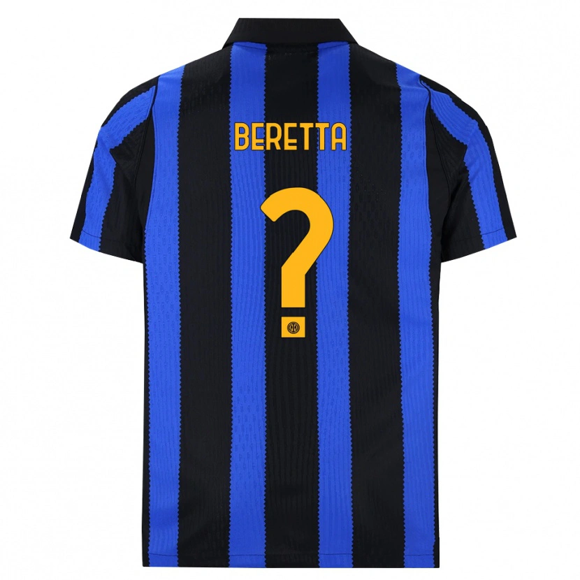 Danxen Criança Camisola Emanuele Beretta #0 Preto Azul Amarelo Principal 2026/27 Camisa Brasil