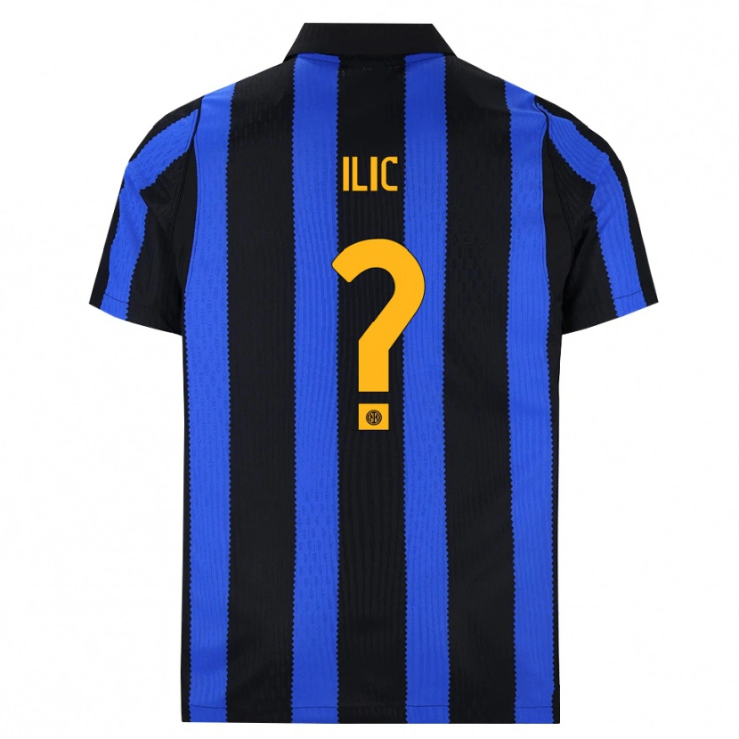 Danxen Criança Camisola Novak Ilic #0 Preto Azul Amarelo Principal 2026/27 Camisa Brasil