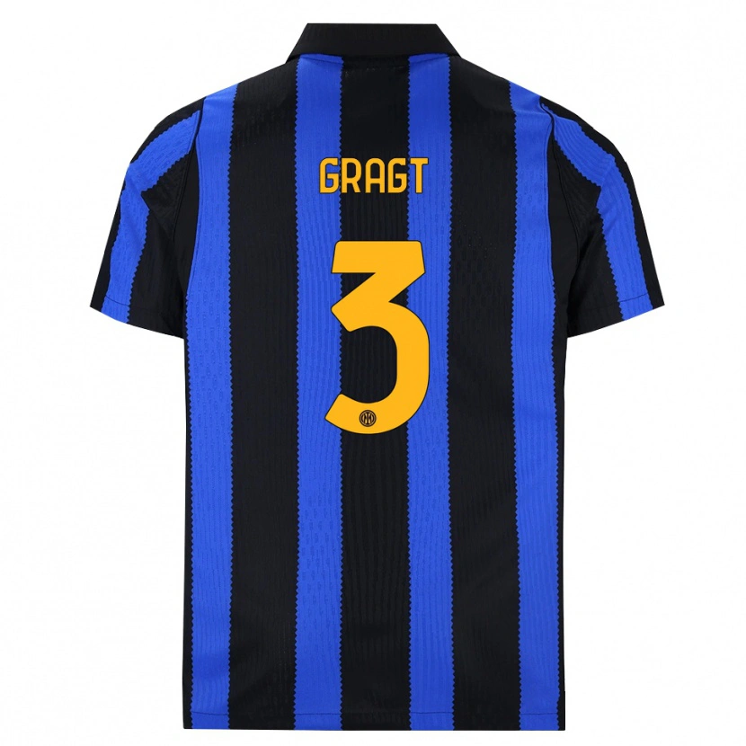 Danxen Criança Camisola Stefanie Van Der Gragt #3 Preto Azul Amarelo Principal 2026/27 Camisa Brasil