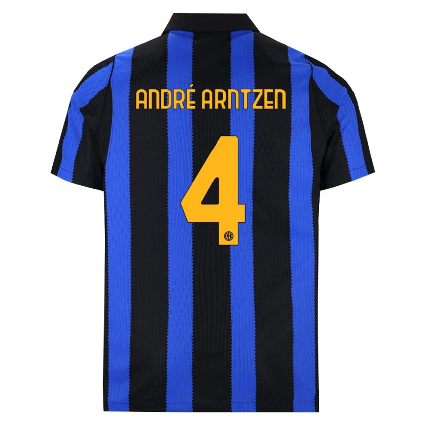 Danxen Criança Camisola Matheo André Arntzen #4 Preto Azul Amarelo Principal 2026/27 Camisa Brasil