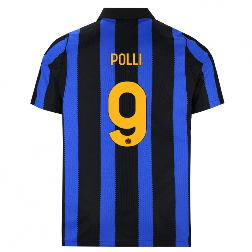 Danxen Criança Camisola Elisa Polli #9 Preto Azul Amarelo Principal 2026/27 Camisa Brasil