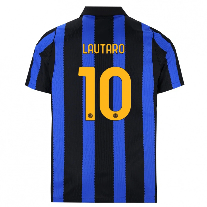 Danxen Criança Camisola Lautaro Martínez #10 Preto Azul Amarelo Principal 2026/27 Camisa Brasil