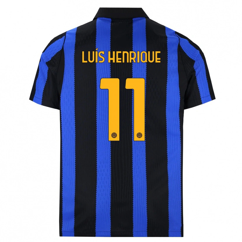 Danxen Criança Camisola Luis Henrique #11 Preto Azul Amarelo Principal 2026/27 Camisa Brasil