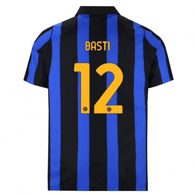 Danxen Criança Camisola Matteo Basti #12 Preto Azul Amarelo Principal 2026/27 Camisa Brasil