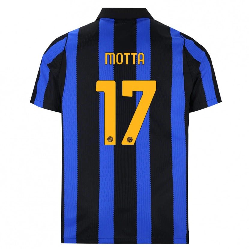 Danxen Criança Camisola Matteo Motta #17 Preto Azul Amarelo Principal 2026/27 Camisa Brasil