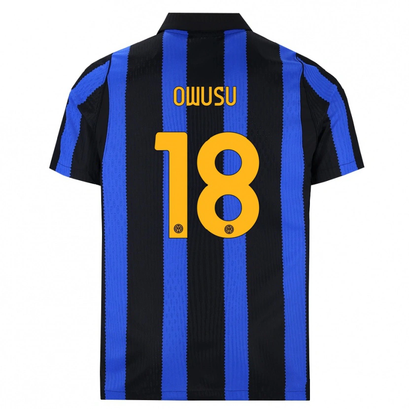 Danxen Criança Camisola Wilberforce Owusu #18 Preto Azul Amarelo Principal 2026/27 Camisa Brasil