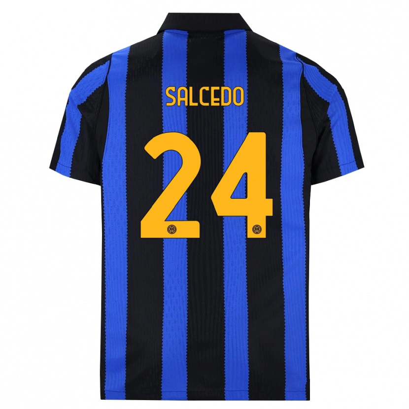 Danxen Criança Camisola Eddie Salcedo #24 Preto Azul Amarelo Principal 2026/27 Camisa Brasil