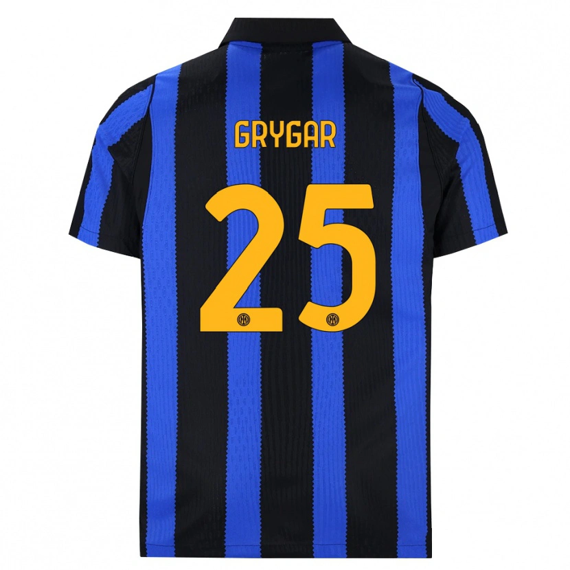 Danxen Criança Camisola Samuel Grygar #25 Preto Azul Amarelo Principal 2026/27 Camisa Brasil