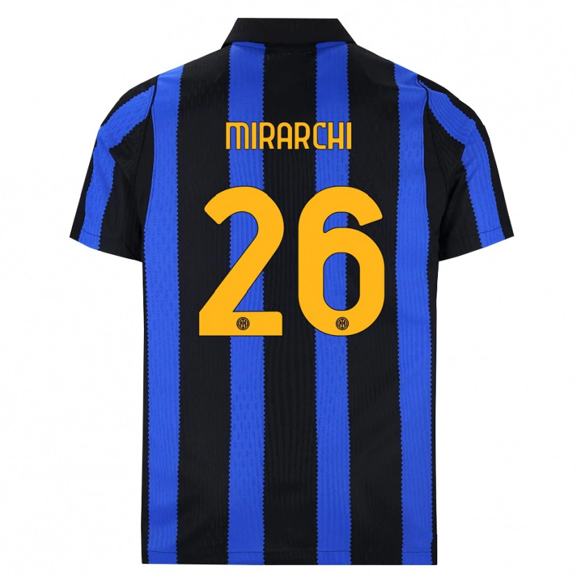 Danxen Criança Camisola Mattia Mirarchi #26 Preto Azul Amarelo Principal 2026/27 Camisa Brasil