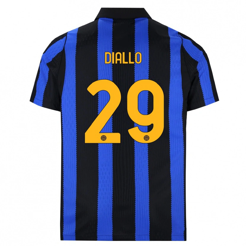 Danxen Criança Camisola Oumar Diallo #29 Preto Azul Amarelo Principal 2026/27 Camisa Brasil